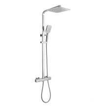 High quality bath rain shower column and head mixer set wall mounted